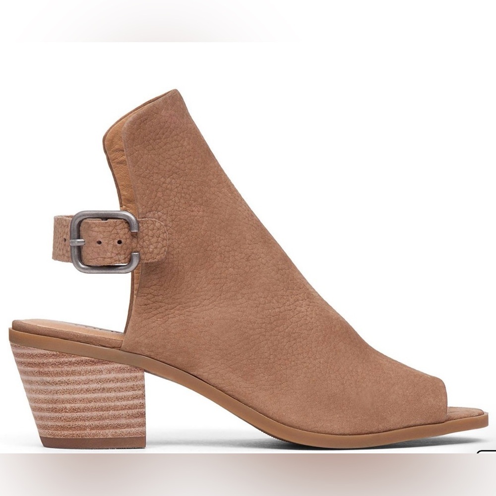 Lucky Brand Bray Buckle Slingback‎ Peep-Toe Shoes Women’s Size 10